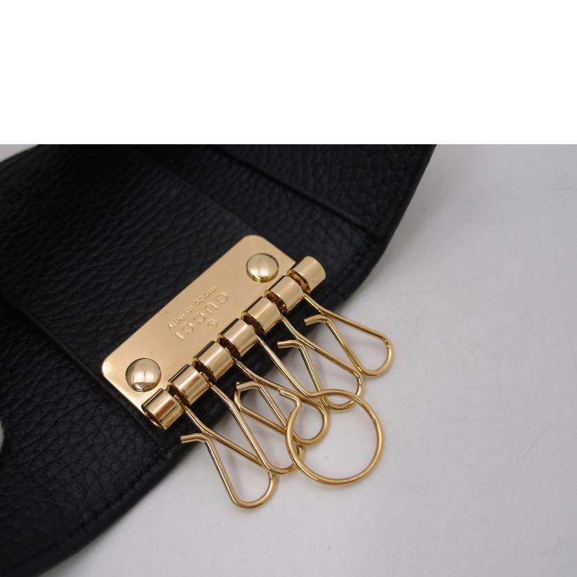 GUCCI グッチ/GGマーモント6連キーケース／ブラック/456118//114*/Aランク/69