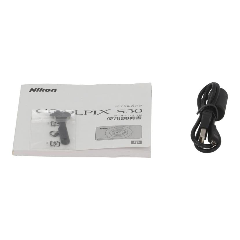 Nikon ニコン/デジタルカメラ/COOLPIX S30//21011659/Bランク/62