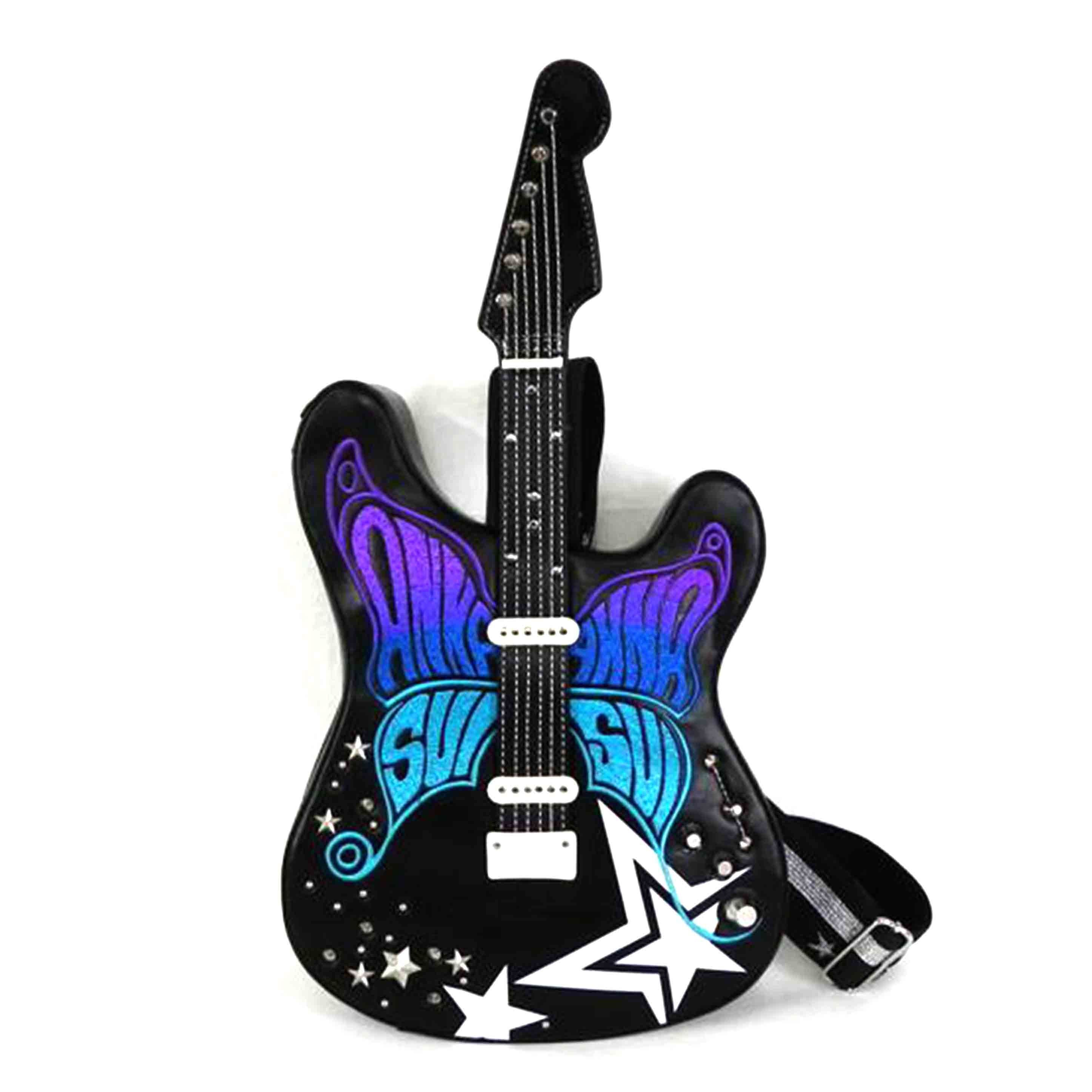 ANA　SUI アナスイ/ANA　SUI／レザースタッズ　ギターモチーフ　ショルダーバッグ/FR0893//Aランク/81