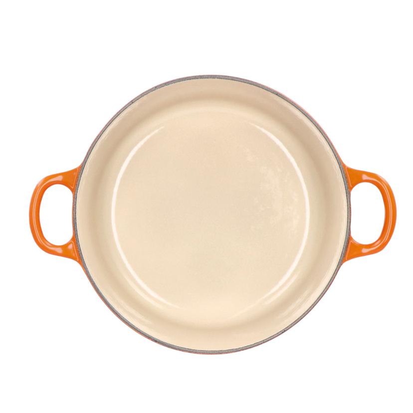 LE　CREUSET ル・クルーゼ /シグニチャー　ココット　ロンド　22cm　オレンジ/25001 22 09 02491//ABランク/70