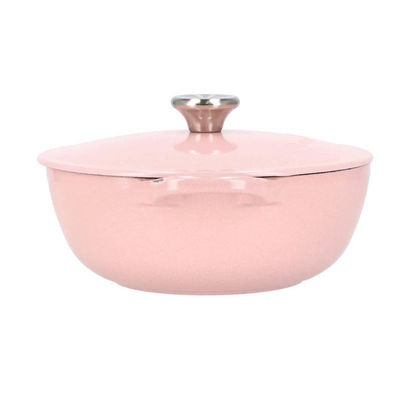 LE　CREUSET　 ルクルーゼ /シグニチャー　ココット　ロンド　18cm　ピンク/12277//ABランク/70
