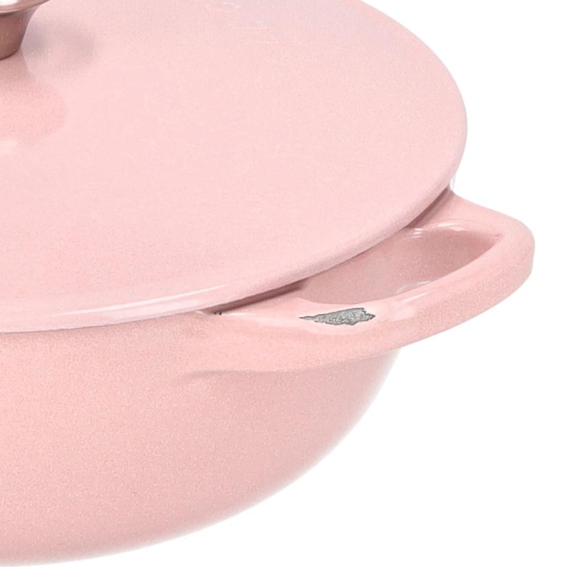 LE　CREUSET　 ルクルーゼ /シグニチャー　ココット　ロンド　18cm　ピンク/12277//ABランク/70