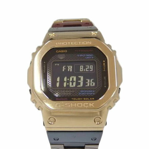 CACIO カシオ/G－SHOCK／フルメタル／電波ソーラー/GMW-B5000TR//201*****/Aランク/82