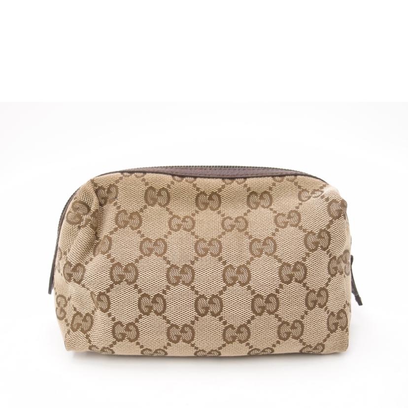 GUCCI グッチ/GGキャンバスコスメポーチ／ブラウン/29595//203***/ABランク/69