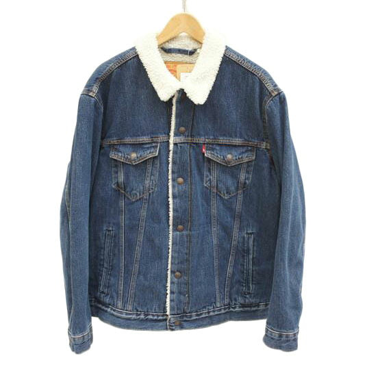 Levi’s リーバイス/TYPE III シェルパ トラッカージャケット/ボアデニムジャケット/16365-0286//サイズ XL/Sランク/05
