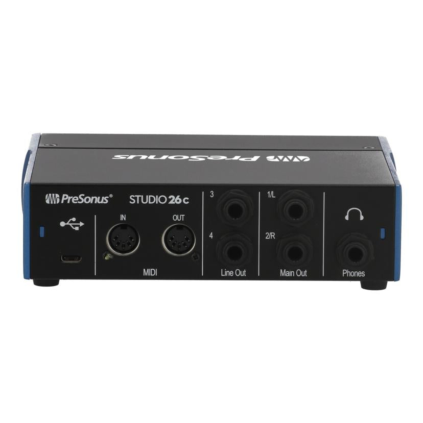 PreSonus プレソナス/オーディオインターフェース/STUDIO 26c//SC2E19120545/Aランク/77