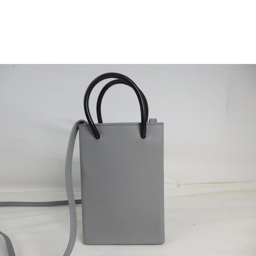 BALENCIAGA　 バレンシアガ/ショッピング　フォンフォルダー／グレー/593826//535***/Aランク/84