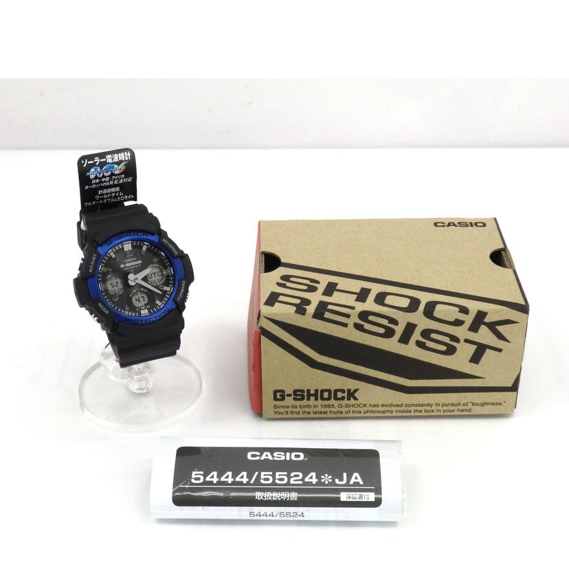 CASIO カシオ/G－SHOCK　アナデジ／電波ソーラー/GAW-100B-1A2JF//253********/SAランク/77