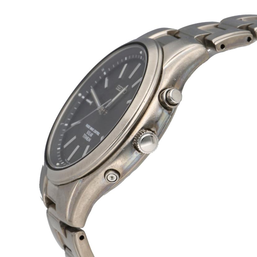 SEKO セイコー/ソーラー電波腕時計／黒文字盤/7B42-0AN0//192***/Bランク/06