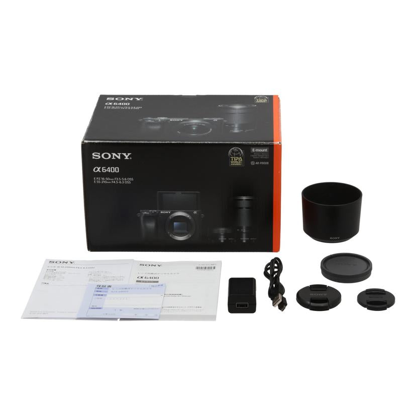 SONY ソニー/ミラーレス一眼 ダブルズームキット/α6400 /ILCE-6400Y//3191928/Bランク/78