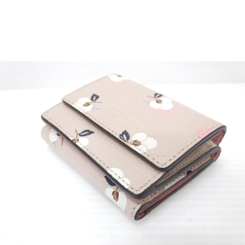 kate　spade ケイトスペード/フラワー三つ折り財布/WLRU5355//Bランク/88