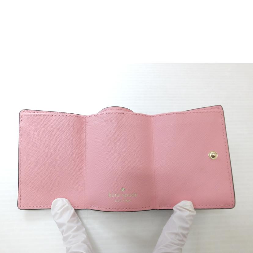 kate　spade ケイトスペード/フラワー三つ折り財布/WLRU5355//Bランク/88