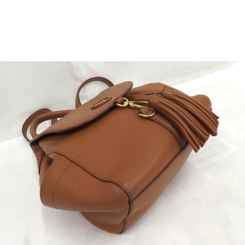 Tory Burch トリーバーチ/Tory Burch レザーリュック/ブラウン//Bランク/82