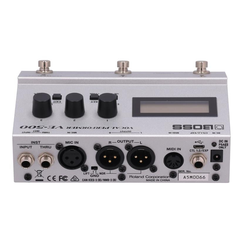 BOSS ボス　/ボーカルエフェクター／Vocal　Performer/VE-500//A5M0066/ABランク/67