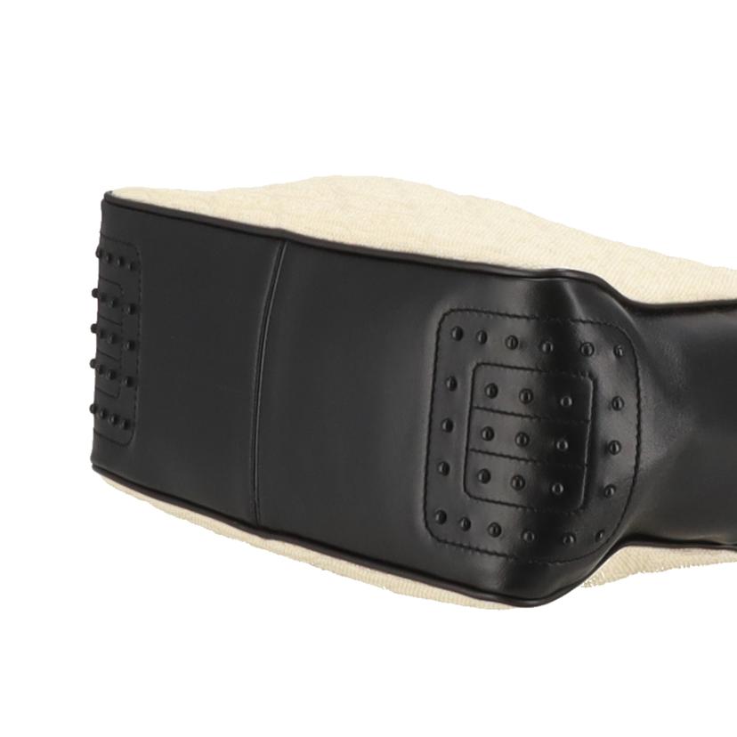 TOD’S トッズ/レザーパネルツートンジャガード2WAYバッグ//SAランク/91