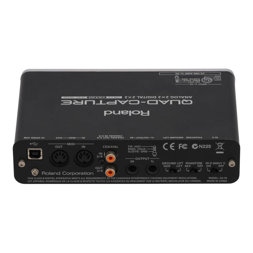 Roland ローランド/USBオーディオインターフェース／Quad－Capture/UA-55//J0G0374/Bランク/62