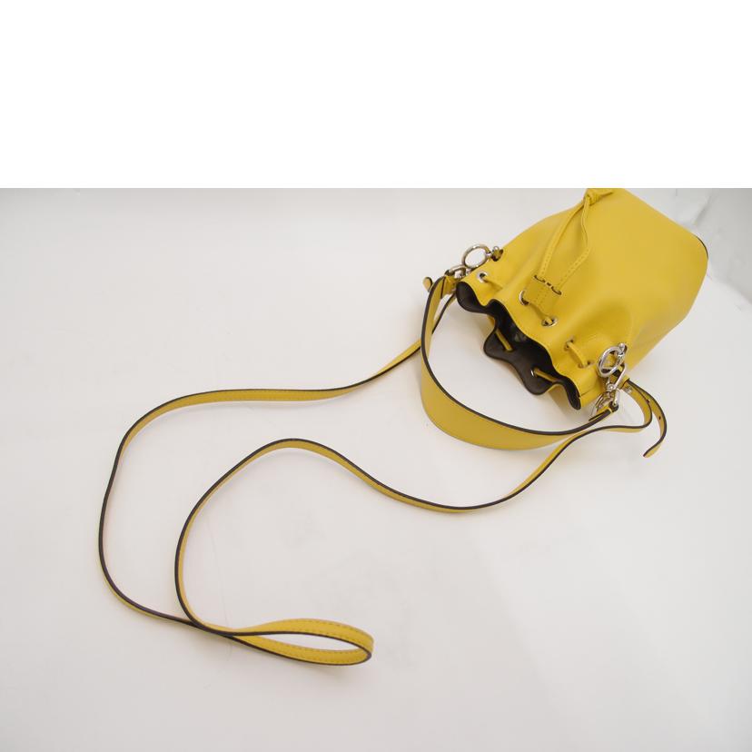 FENDI フェンディ/モントレゾールミニ2wayショルダー／イエロー/8BS010//061*****/Aランク/69