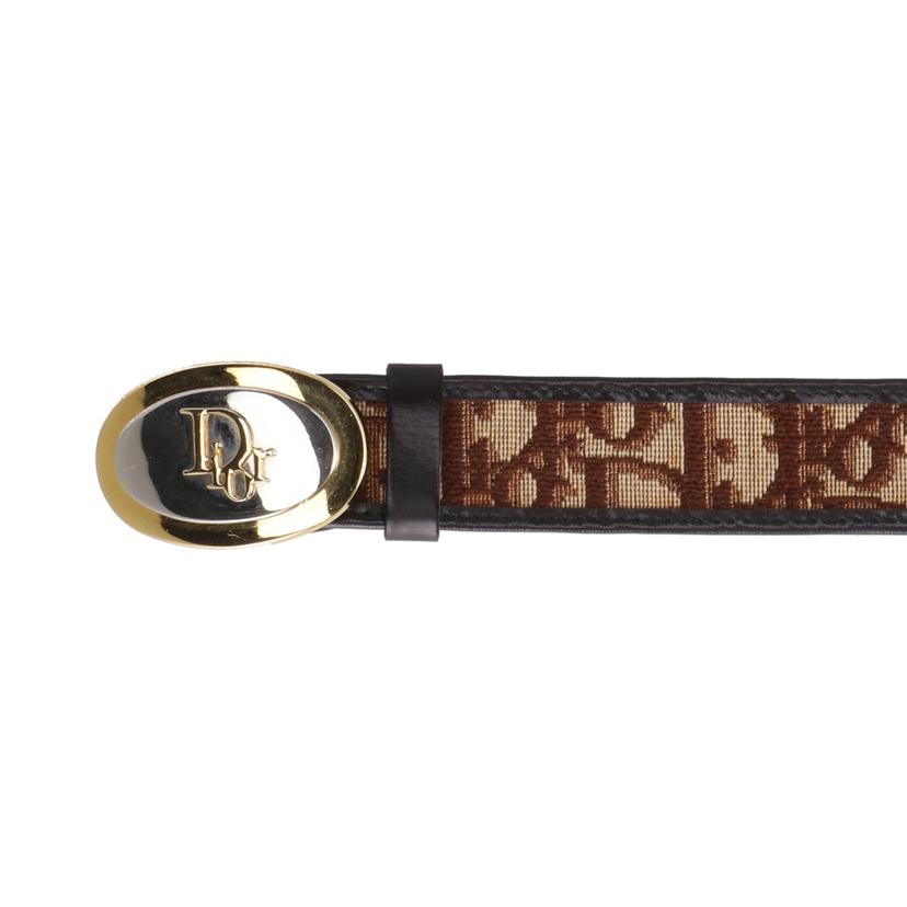 C．Dior クリスチャンディオール/トロッター柄ベルト/ブラウン/OLD/約57‐67cm//Bランク/40