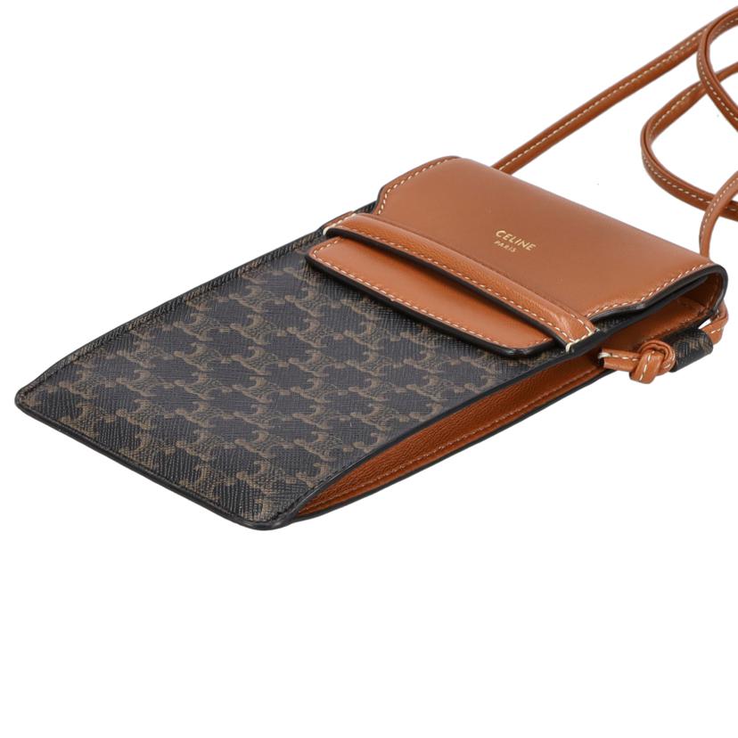CELINE セリーヌ/トリオンフモバイルショルダー　/0G332CQD.04LU//S.G******/Aランク/78
