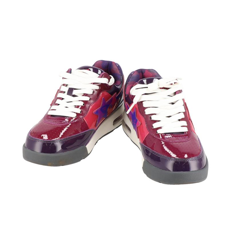 A BATHING APE エイプ/ローカットスニーカー 紫/1I80191003//ABランク/42