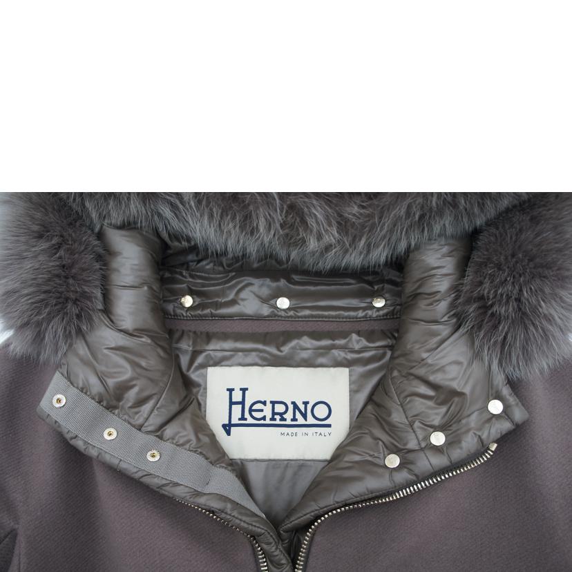 HERNO ヘルノ/HERNO　ファーダウンコート　ロング//ABランク/57
