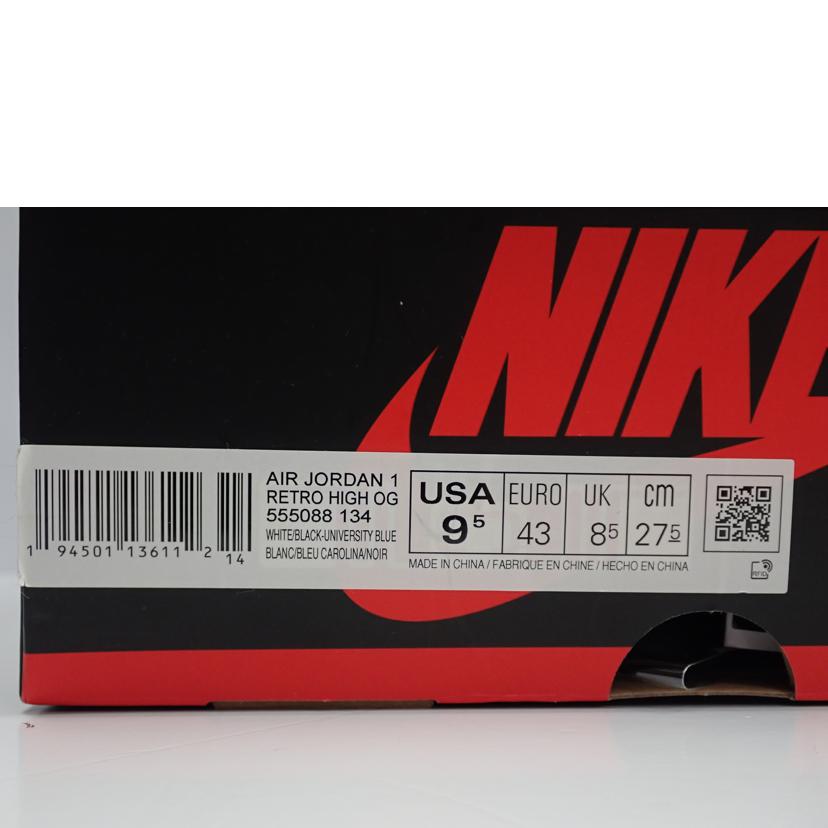 NIKE ナイキ/NIKE　AIR　JORDAN1　RETRO　HIGH　OG/555088-134//27.5cm/Bランク/62
