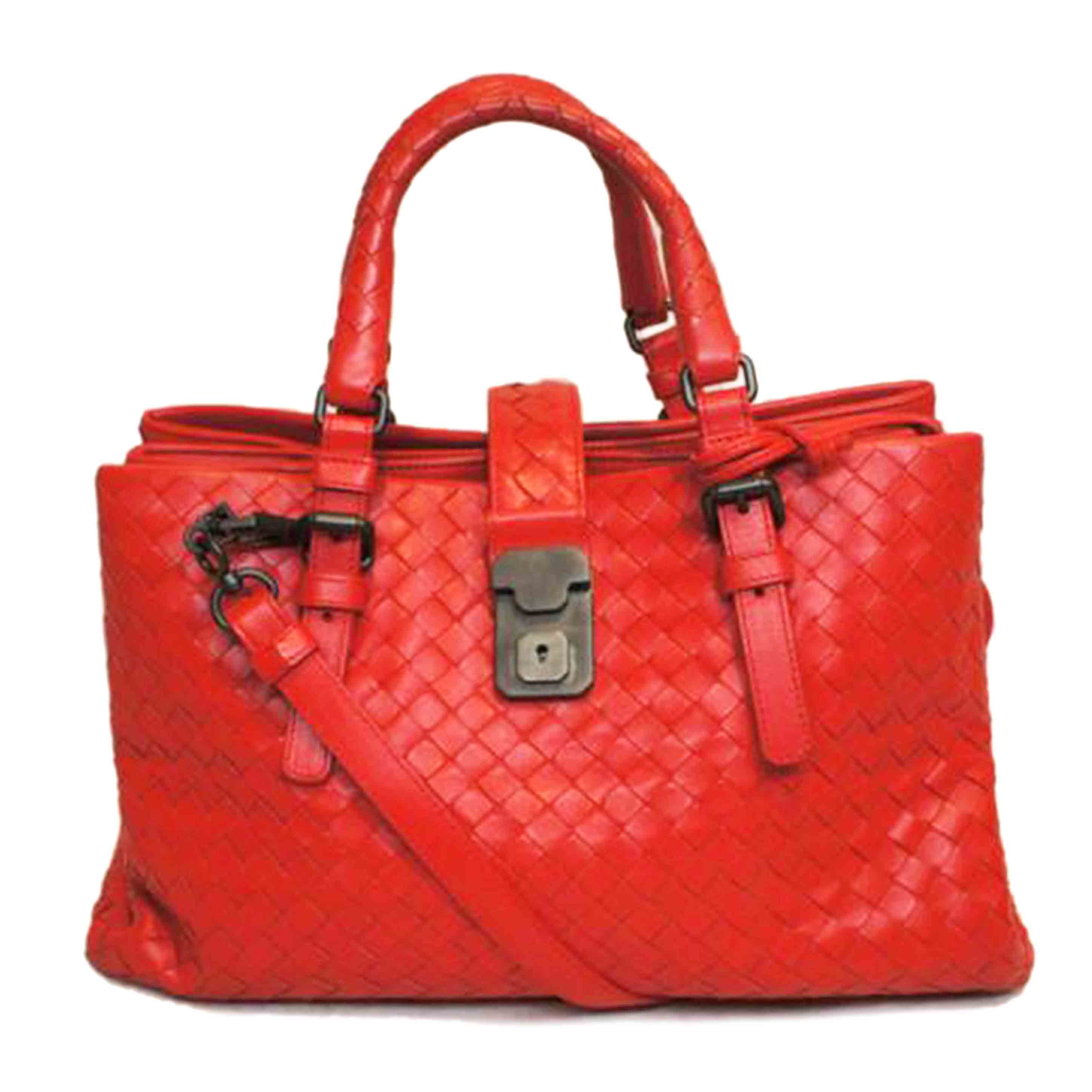 BOTTEGA　VENETA ボッテガヴェネタ/イントレチャート2WAYレッド/337303//Aランク/92
