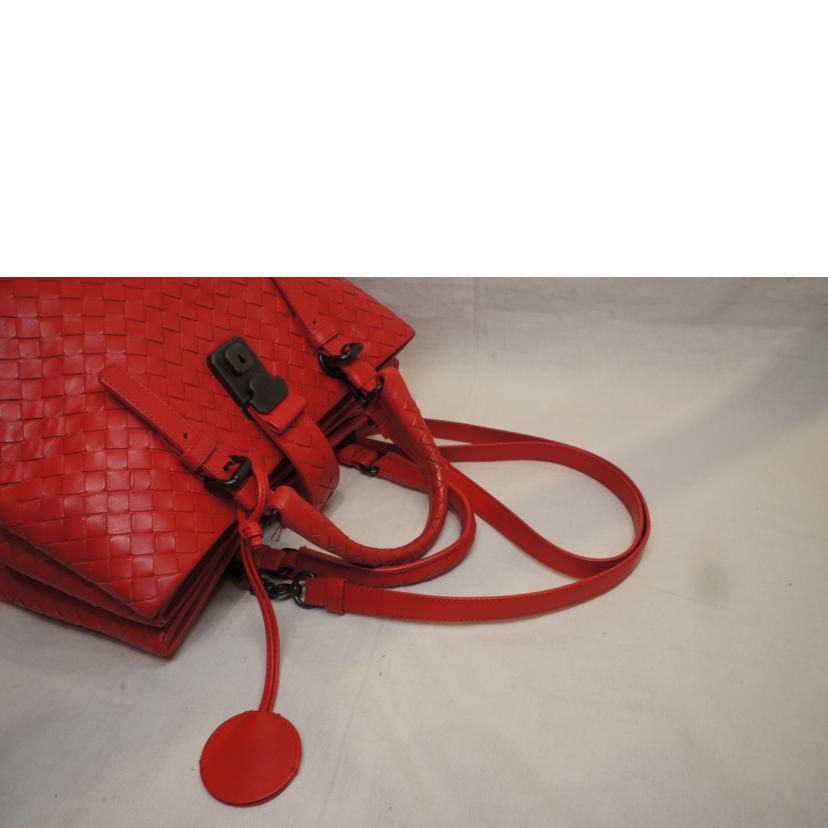 BOTTEGA　VENETA ボッテガヴェネタ/イントレチャート2WAYレッド/337303//Aランク/92