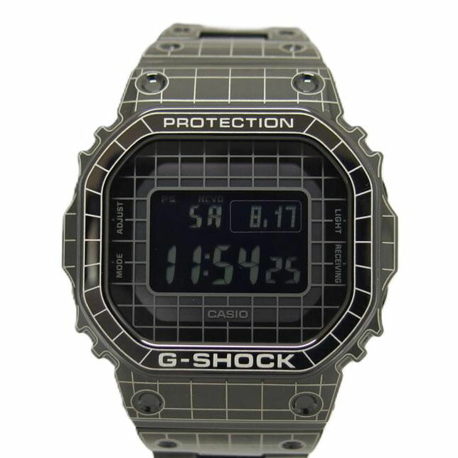 CASIO カシオ/G－SHOCKフルメタル／グリッドトンネル／電波ソーラー/GMW-B5000CS-1JF//201*******/Aランク/04