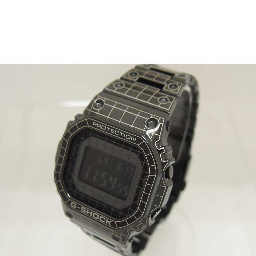 CASIO カシオ/G－SHOCKフルメタル／グリッドトンネル／電波ソーラー/GMW-B5000CS-1JF//201*******/Aランク/04