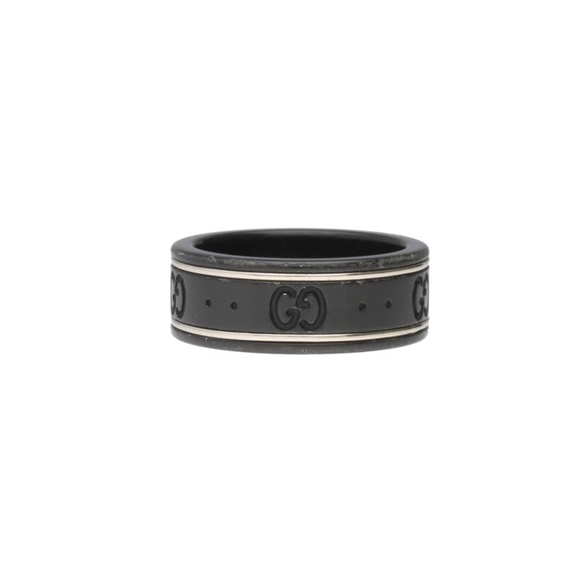 GUCCI グッチ/GUUCI/750WGアイコンリングセラミック＃10//ABランク/75