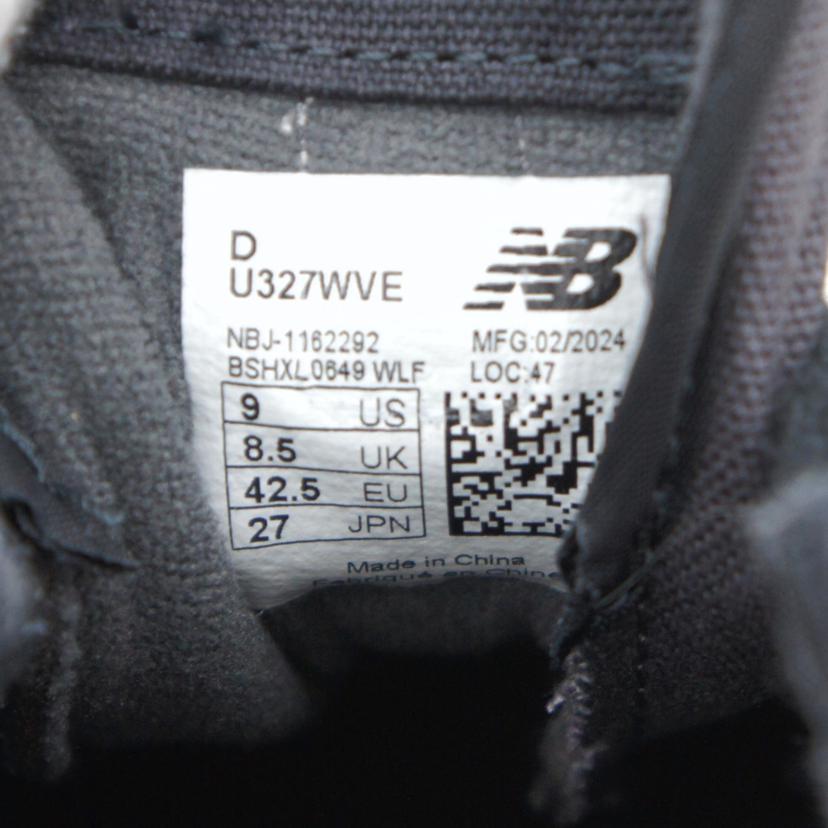 NewBalnce ニューバランス/NB／スポーツシューズ／27．0cm/U327WVE//ABランク/06