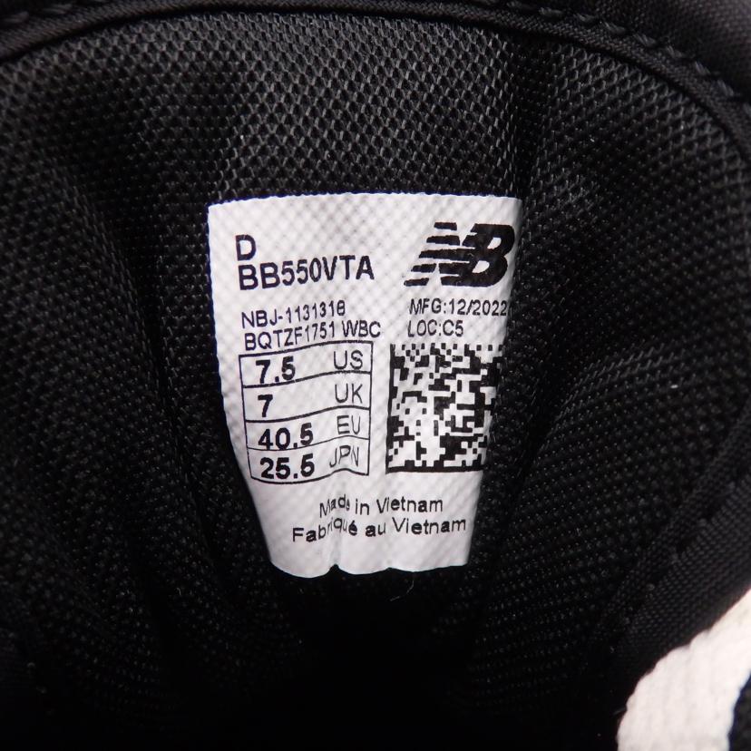 New　Balance ニューバランス/スニーカー　BB550VTA/BB550VTA//Bランク/77