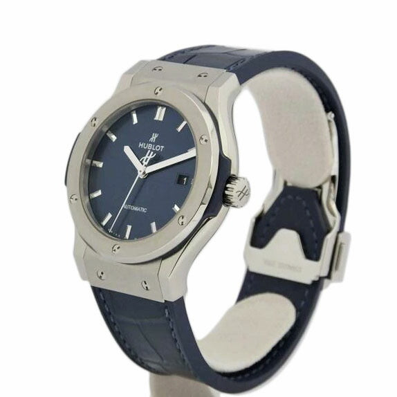 HUBLOT ウブロ/クラシックフュージョン／チタニウムブルー／メンズ自動巻き/542.NX.7170.LR//157****/Aランク/88
