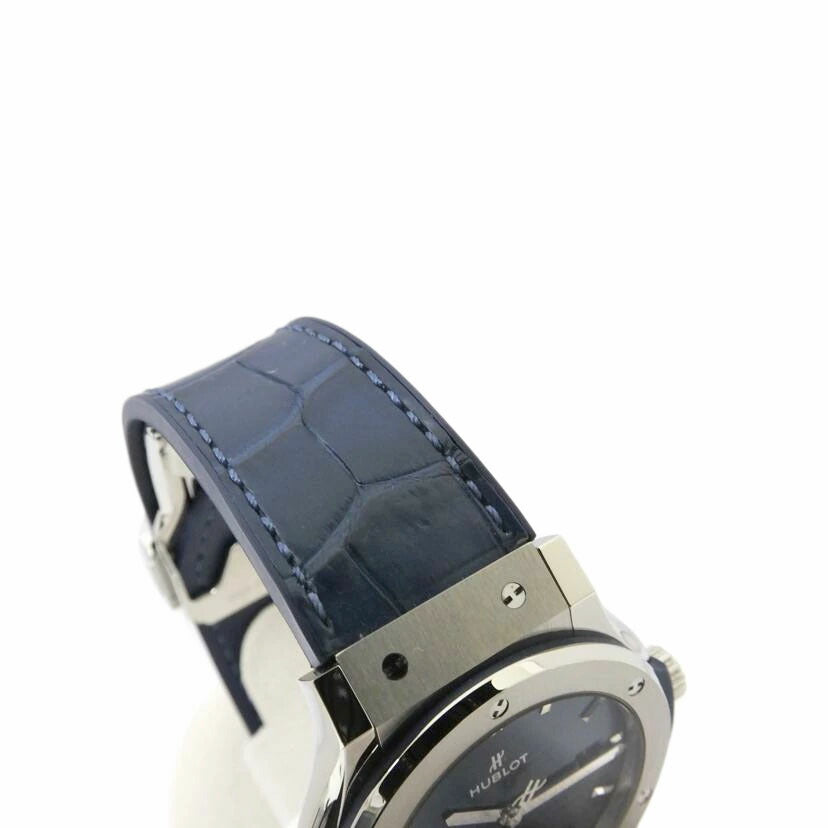 HUBLOT ウブロ/クラシックフュージョン／チタニウムブルー／メンズ自動巻き/542.NX.7170.LR//157****/Aランク/88