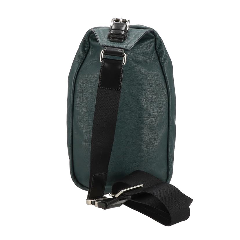 COACH コーチ/トンプソンレザーボディバッグ/グリーン/70360//L11**/Bランク/06