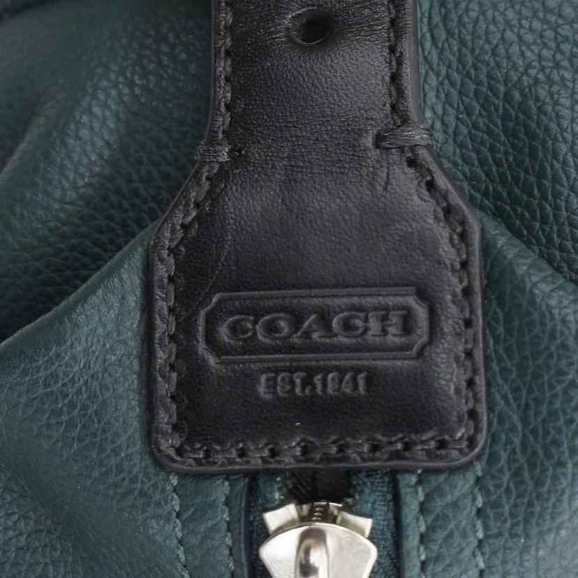 COACH コーチ/トンプソンレザーボディバッグ/グリーン/70360//L11**/Bランク/06