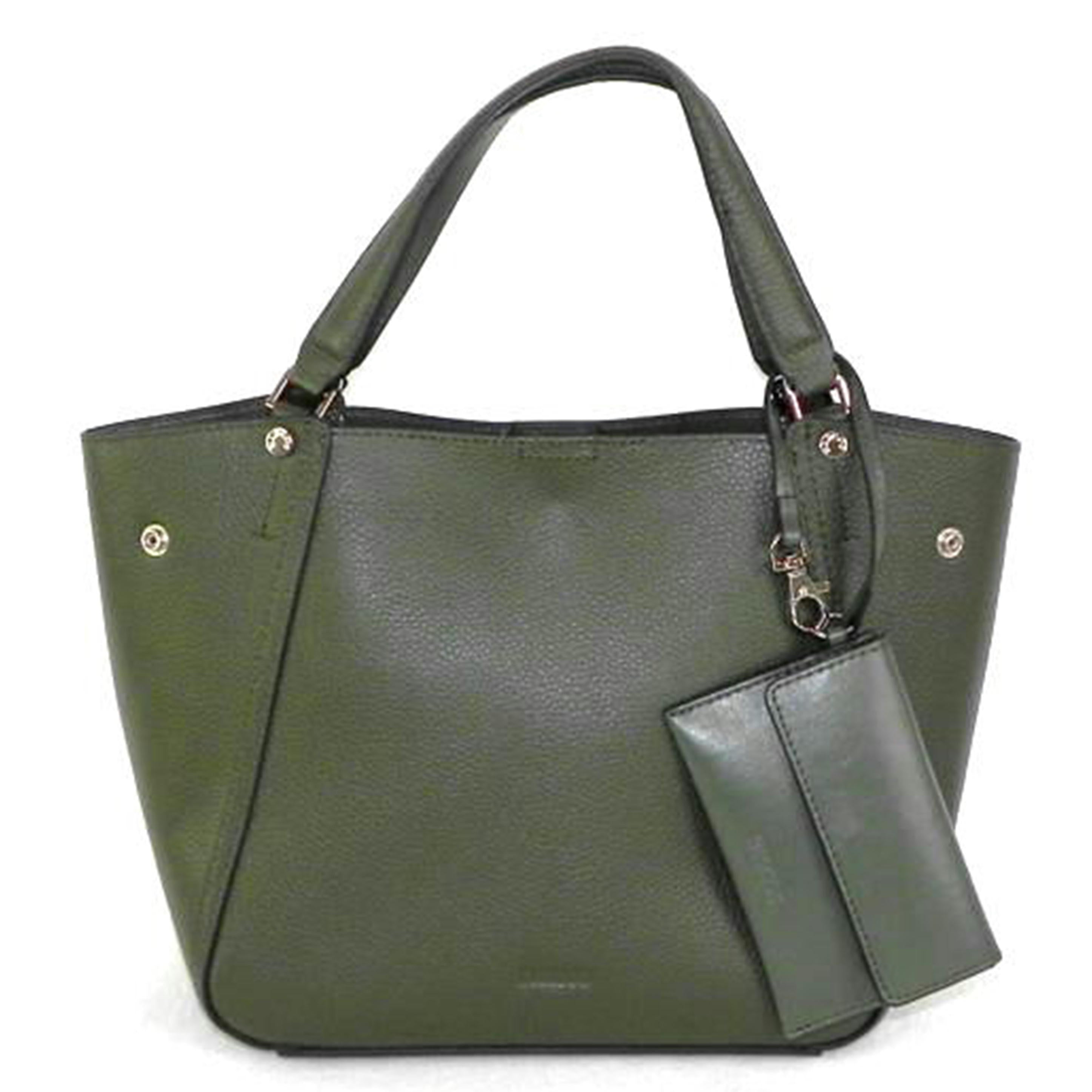 BARCOS バルコス/BARCOS／ポーチ付きハンドバッグ／オリーブグリーン//ABランク/81