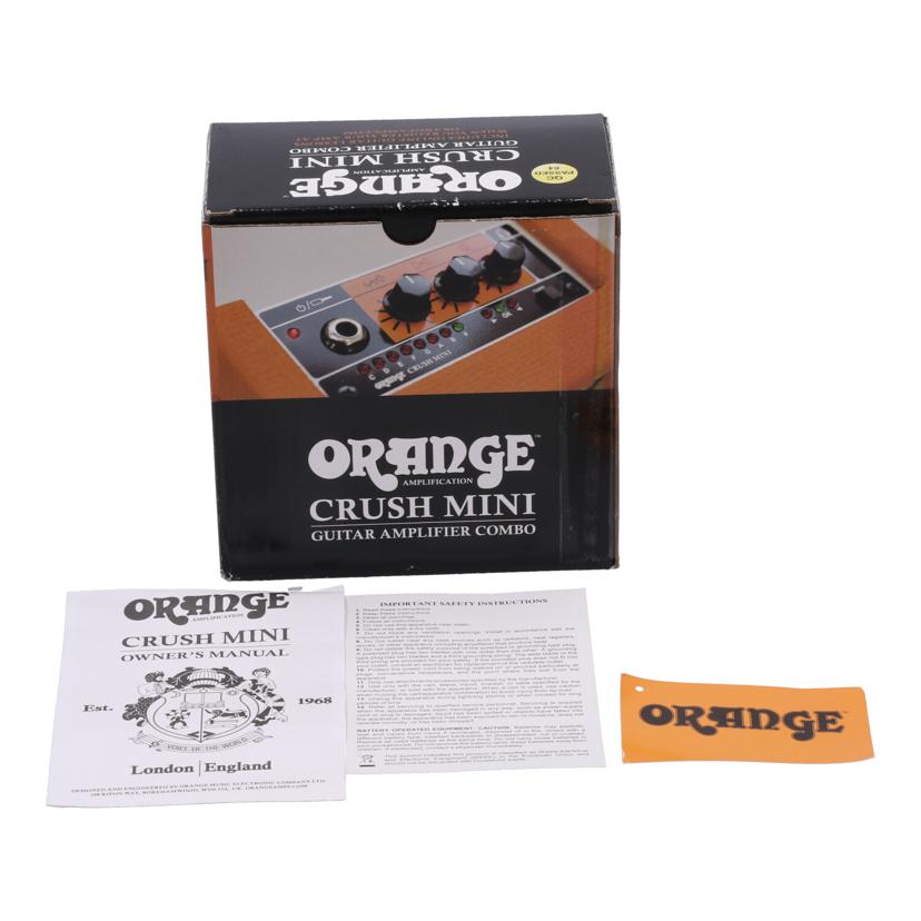 ORANGE オレンジ　/ミニギターアンプ/CRUSH MINI//1936340924/Bランク/69