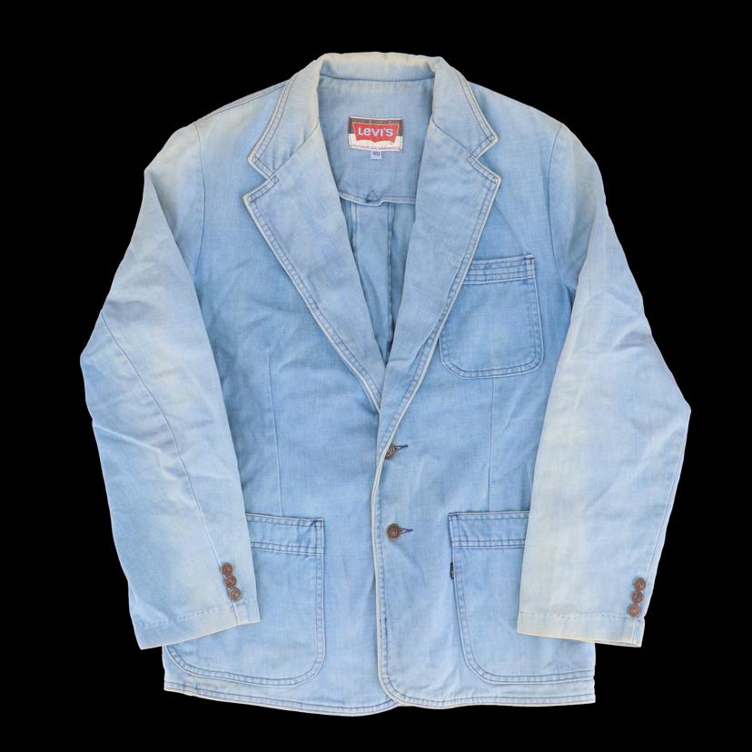 Levi’s Levis/70’s/デニムテーラードジャケット/USA製/ヴィンテージ/アイスブルー//ABランク/82