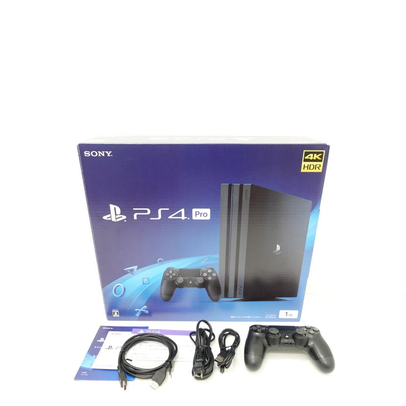 SONY ソニー/PS4Pro本体1TBジェットブラック/CUH-7200B//0315735/ABランク/88