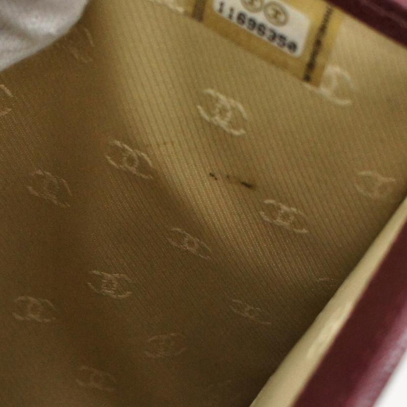 CHANEL シャネル/ゴートスキン・三つ折り長財布//116*****/Aランク/78