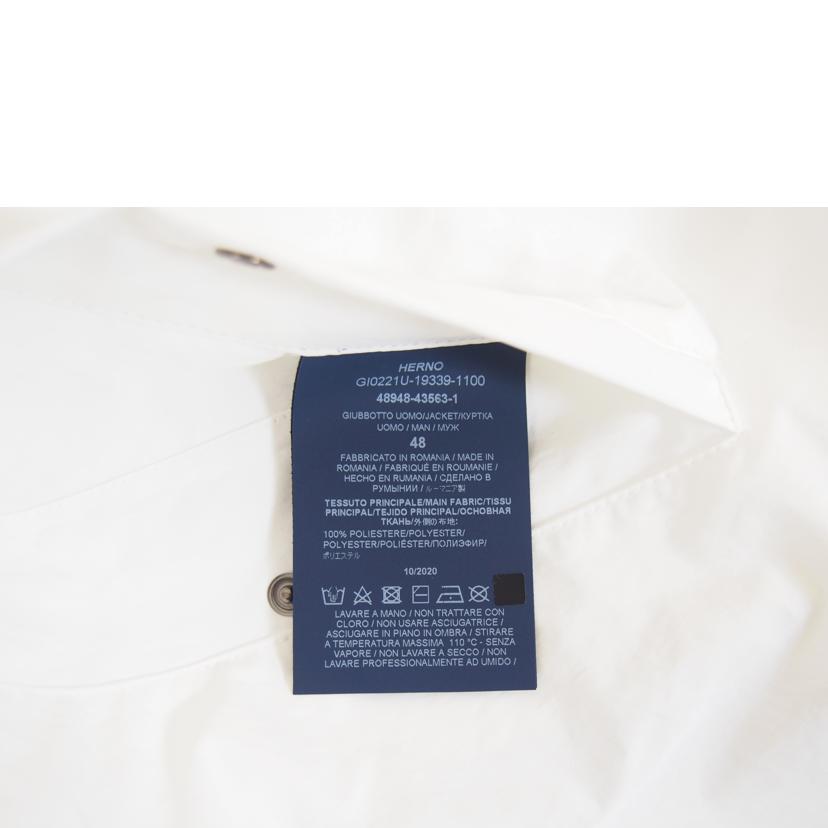 HERNO ﾍﾙﾉ/ウォーターレペレントポリエステルフーディシャツJKT/GI0221U-19339-1100//ABランク/71