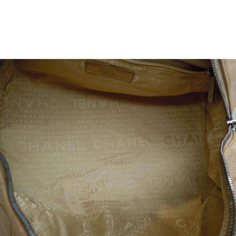 CHANEL シャネル/キャビアスキン/チョコバーミニボストンベージュ/24184//900****/ABランク/92