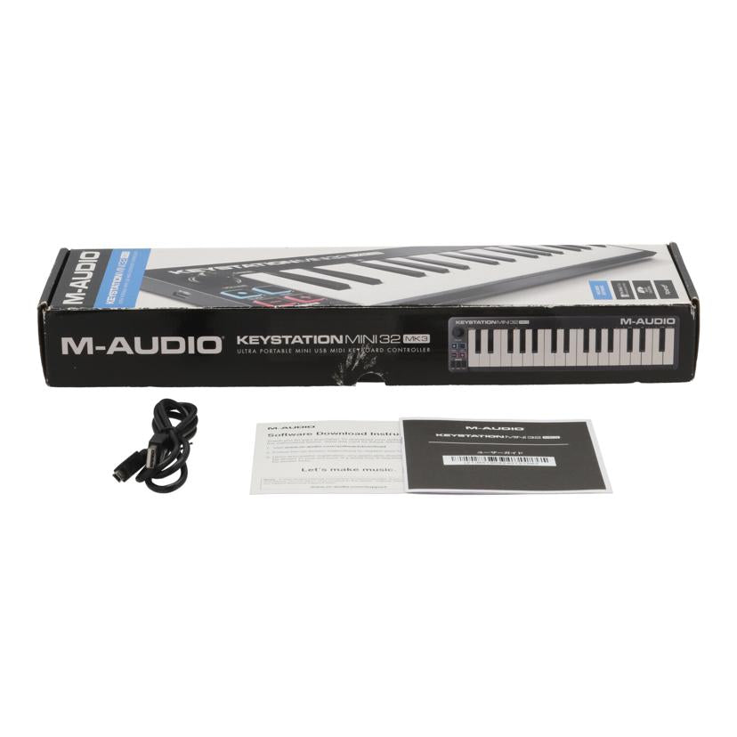 M－AUDIO エムオーディオ　/MIDIキーボードコントローラー/Keystation Mini 32 MK3//(21)B51904240121563/Bランク/77