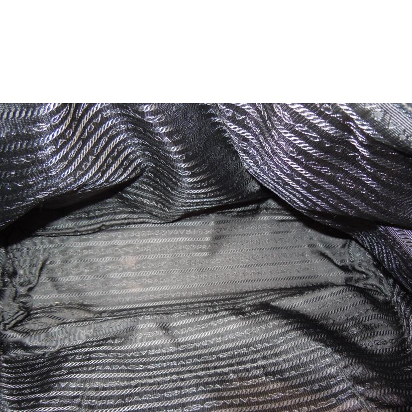 PRADA プラダ/ナイロン2WAYトートバッグブラックGD金具/1BG253//158**/ABランク/92