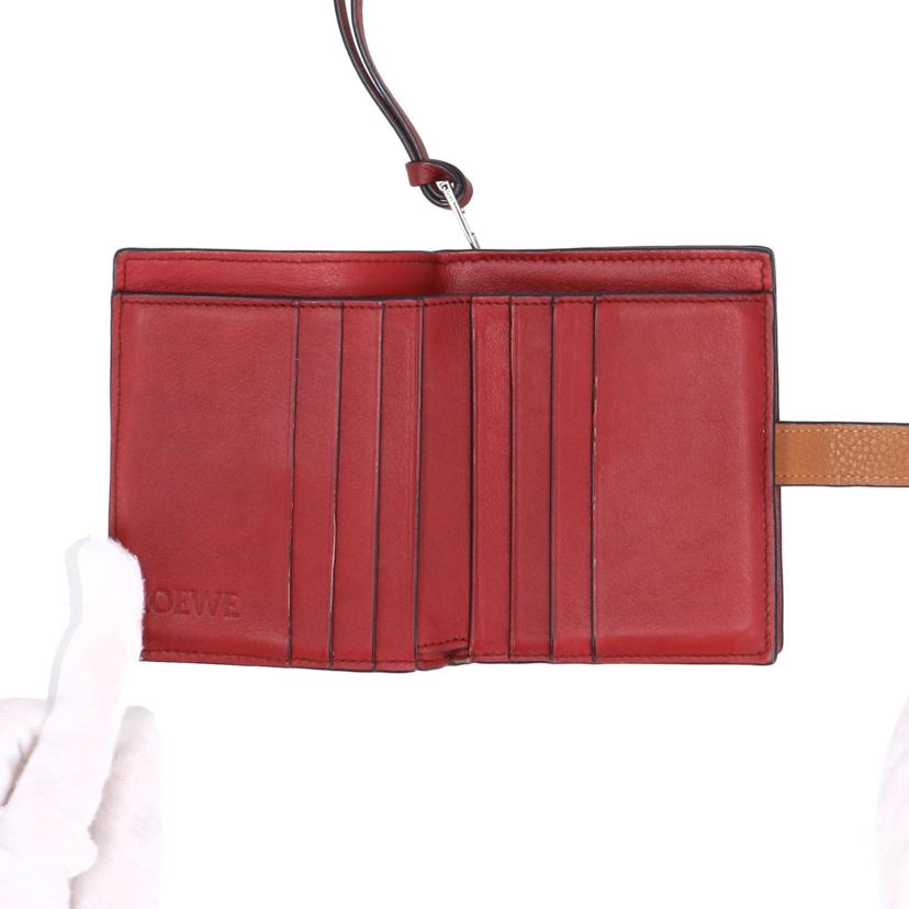 LOEWE ロエベ/コンパクトジップ二つ折り財布//ABランク/75