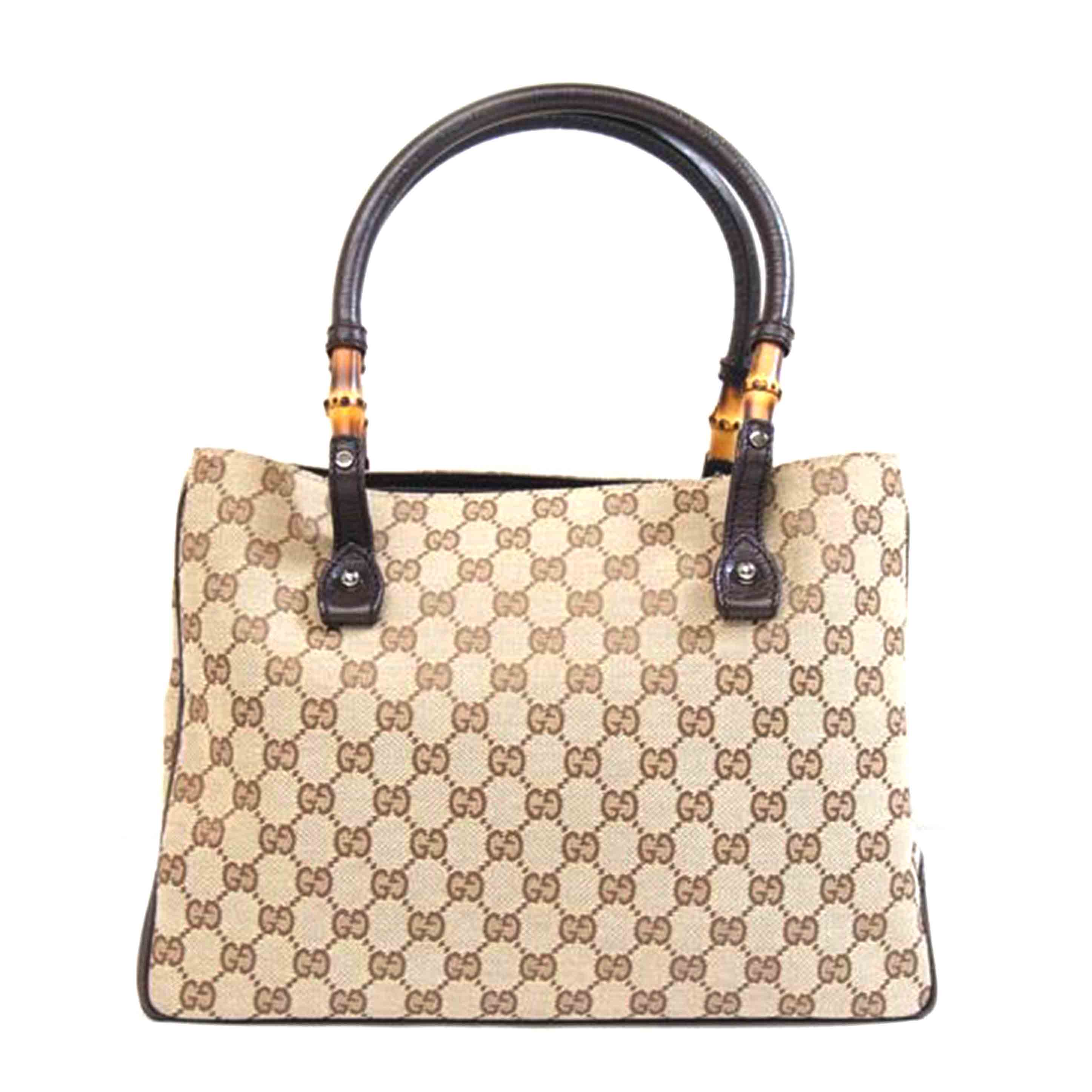 GUCCI グッチ/GGキャンバスバンブーバッグ/112526//344*/Aランク/71
