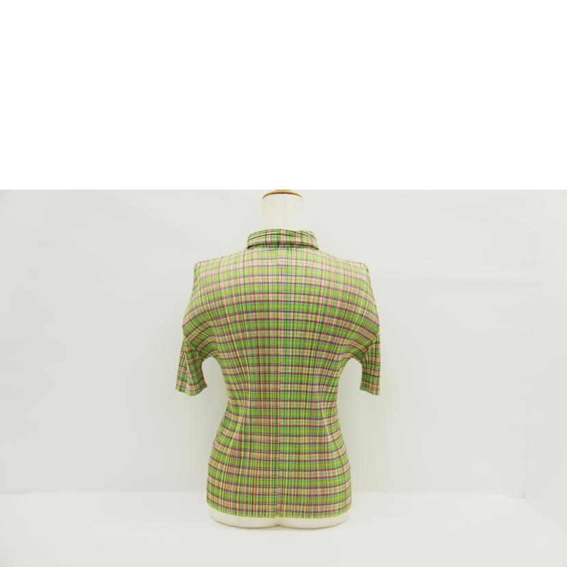 PLEATS　PLEASE プリーツプリーズ/チェック半袖ブラウス/PP51-JJ652//ABランク/75