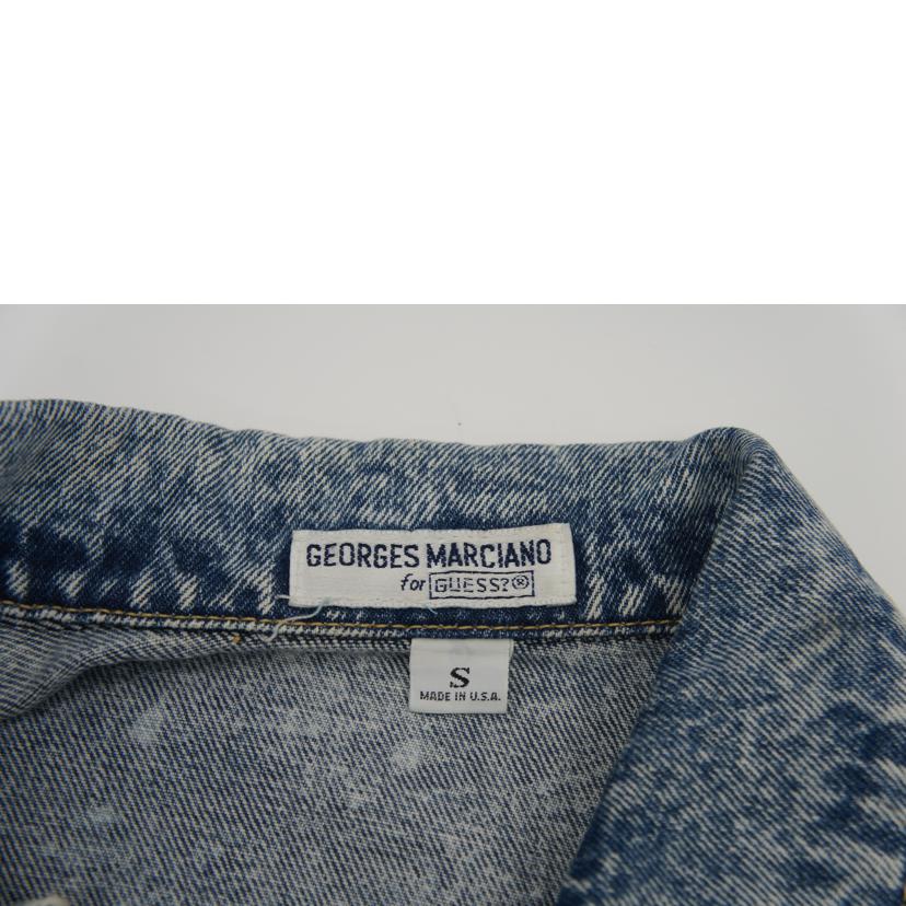 GEORGES　MARCIANO　for　GUESS ジョージズマルシアーノフォーゲス/デニムジャケット／USA製//Bランク/21